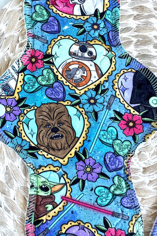 Bamboo French Terry - Galactic Sweethearts